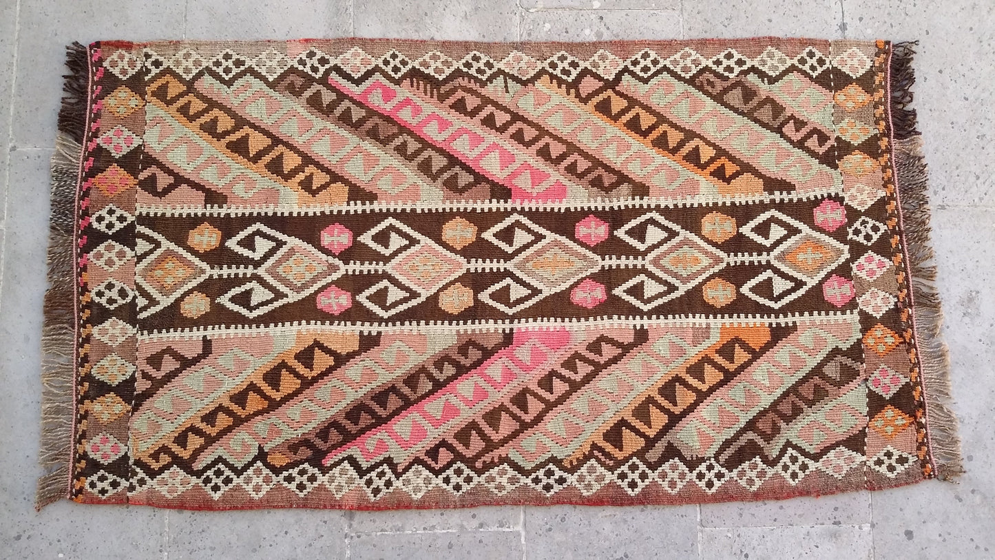 Kars Kagizman Sawl Design Kelim - Kilim Art Gallery