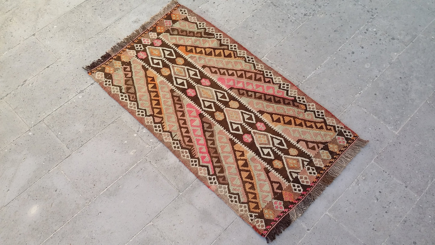 Kars Kagizman Sawl Design Kelim - Kilim Art Gallery