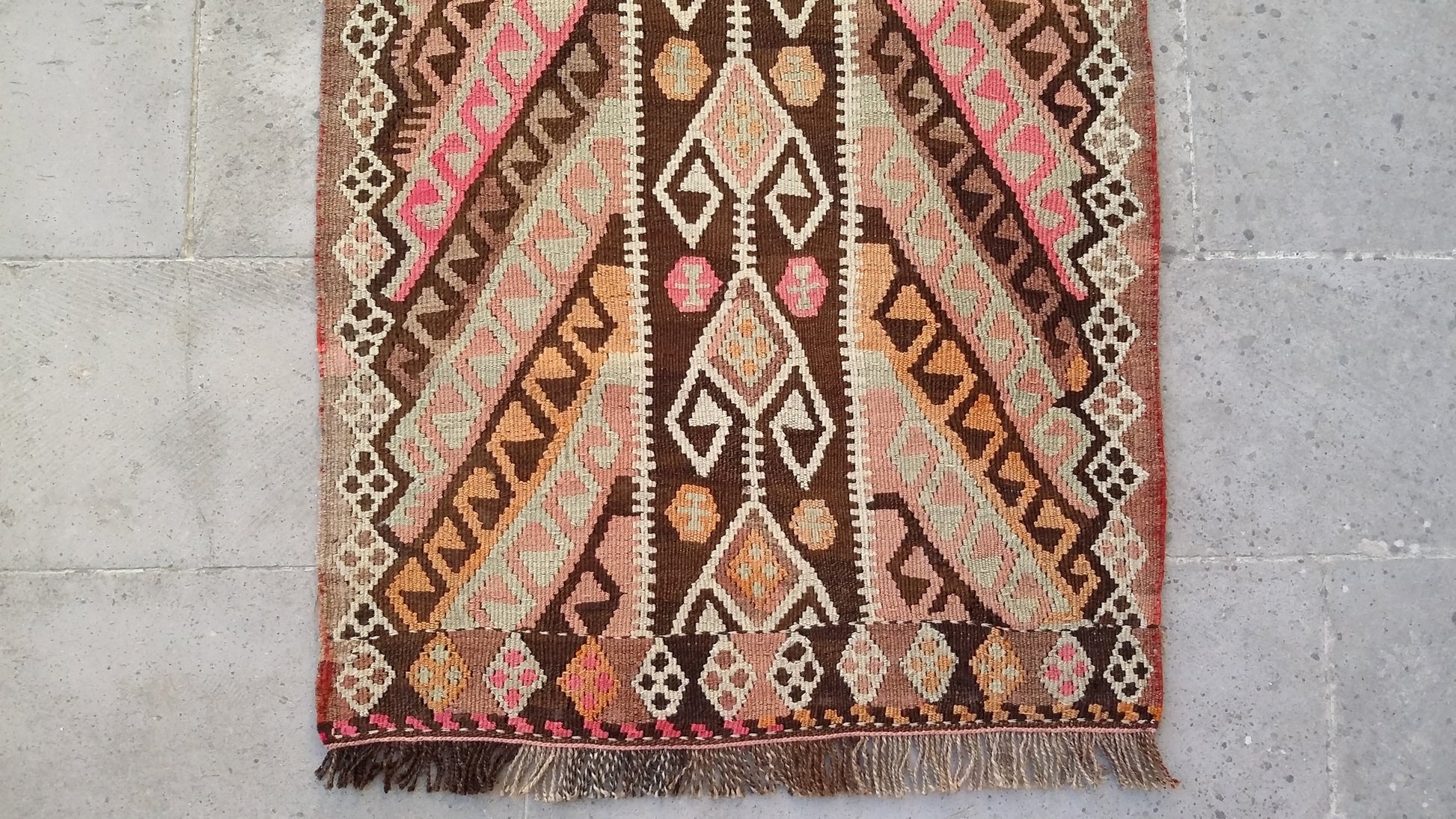 Kars Kagizman Sawl Design Kelim - Kilim Art Gallery