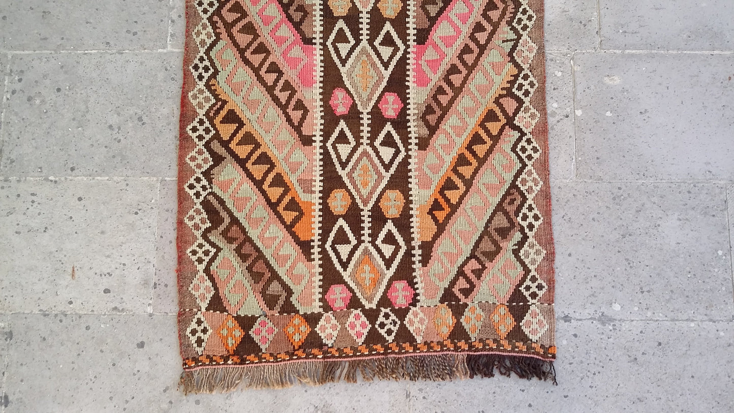 Kars Kagizman Sawl Design Kelim - Kilim Art Gallery