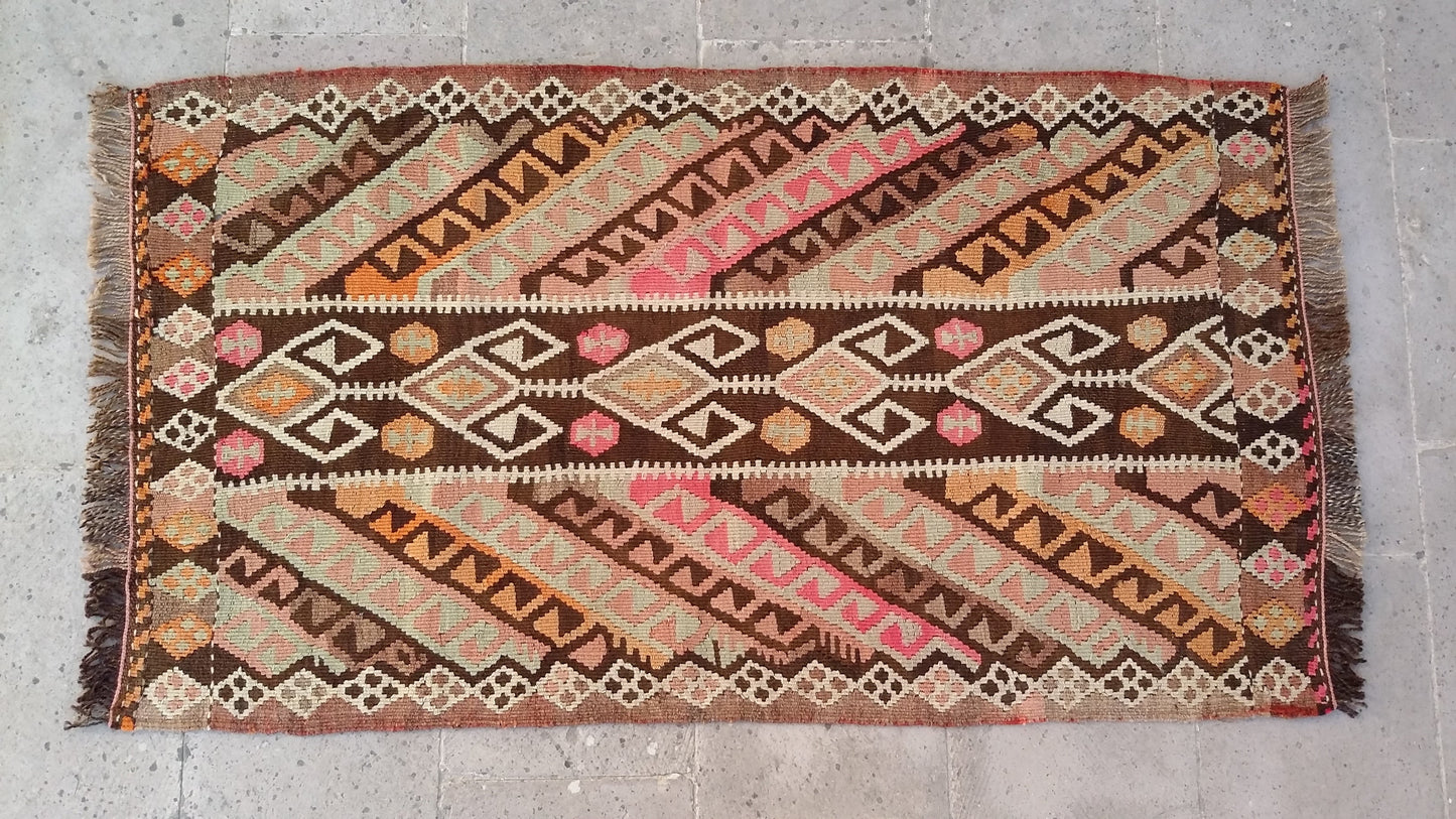 Kars Kagizman Sawl Design Kelim - Kilim Art Gallery