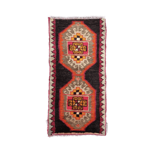 Narrow Short Runner Rug Carpet - Kilim Art Gallery