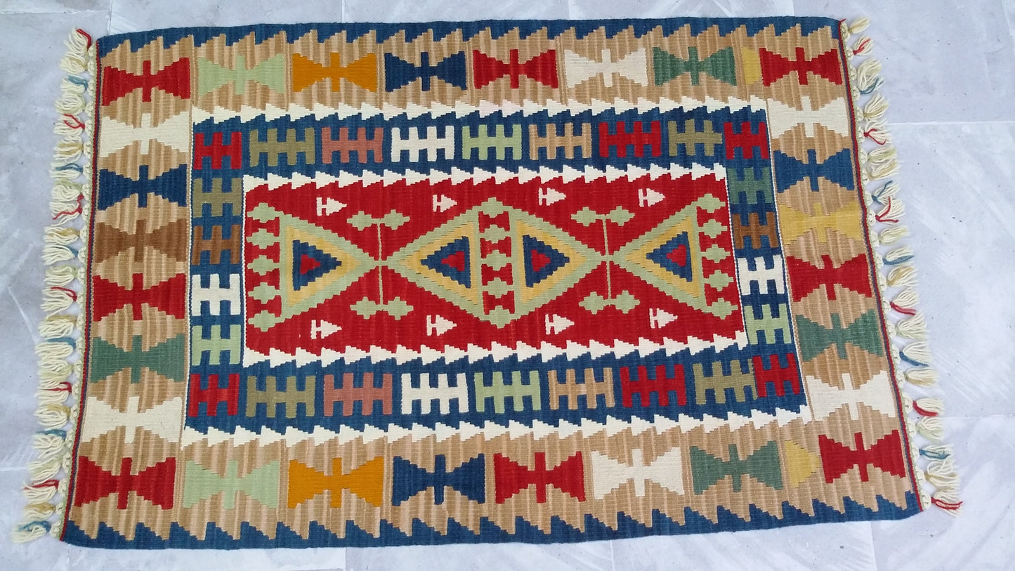 New Kayseri Kilim from Gomurgen - Kilim Art Gallery