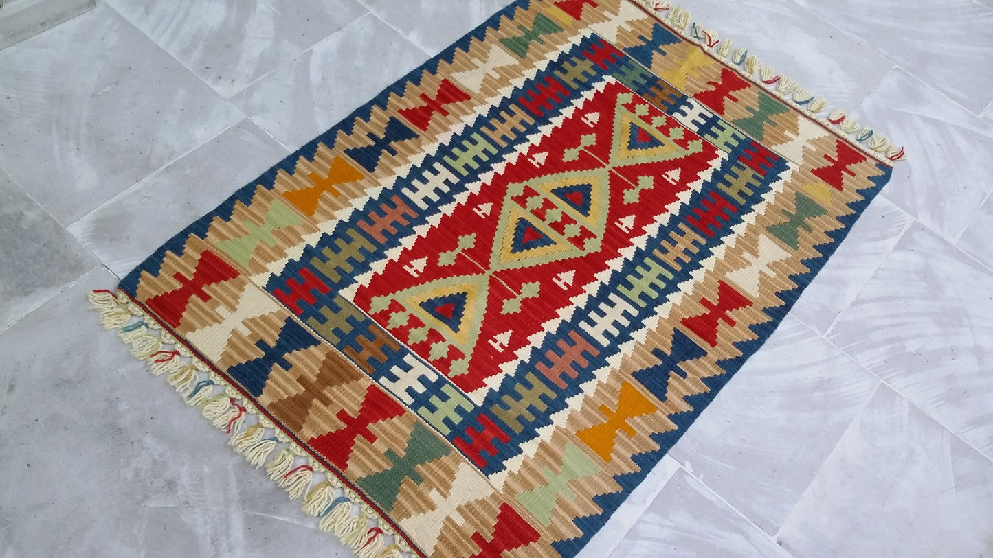New Kayseri Kilim from Gomurgen - Kilim Art Gallery