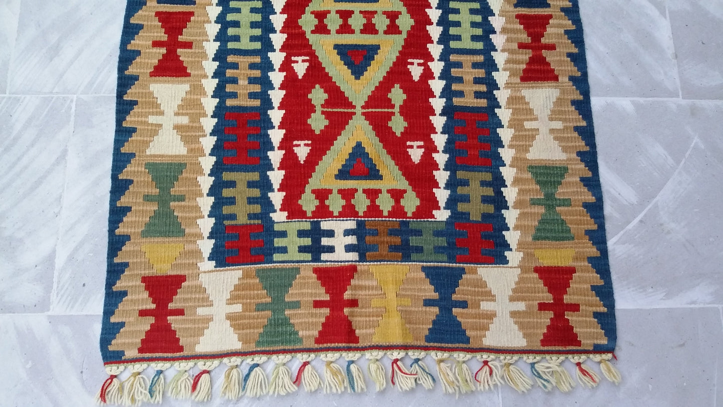 New Kayseri Kilim from Gomurgen - Kilim Art Gallery