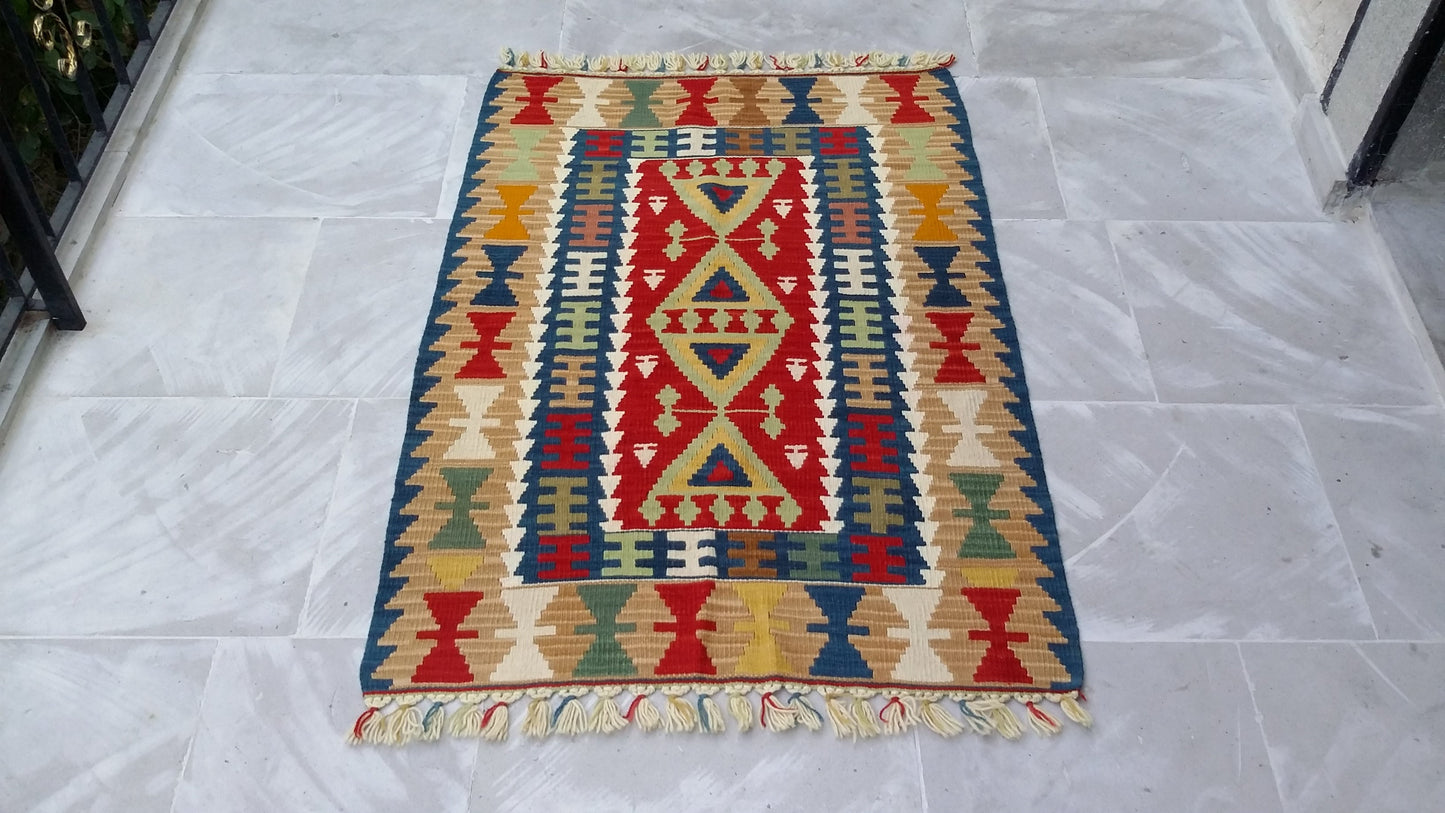 New Kayseri Kilim from Gomurgen - Kilim Art Gallery