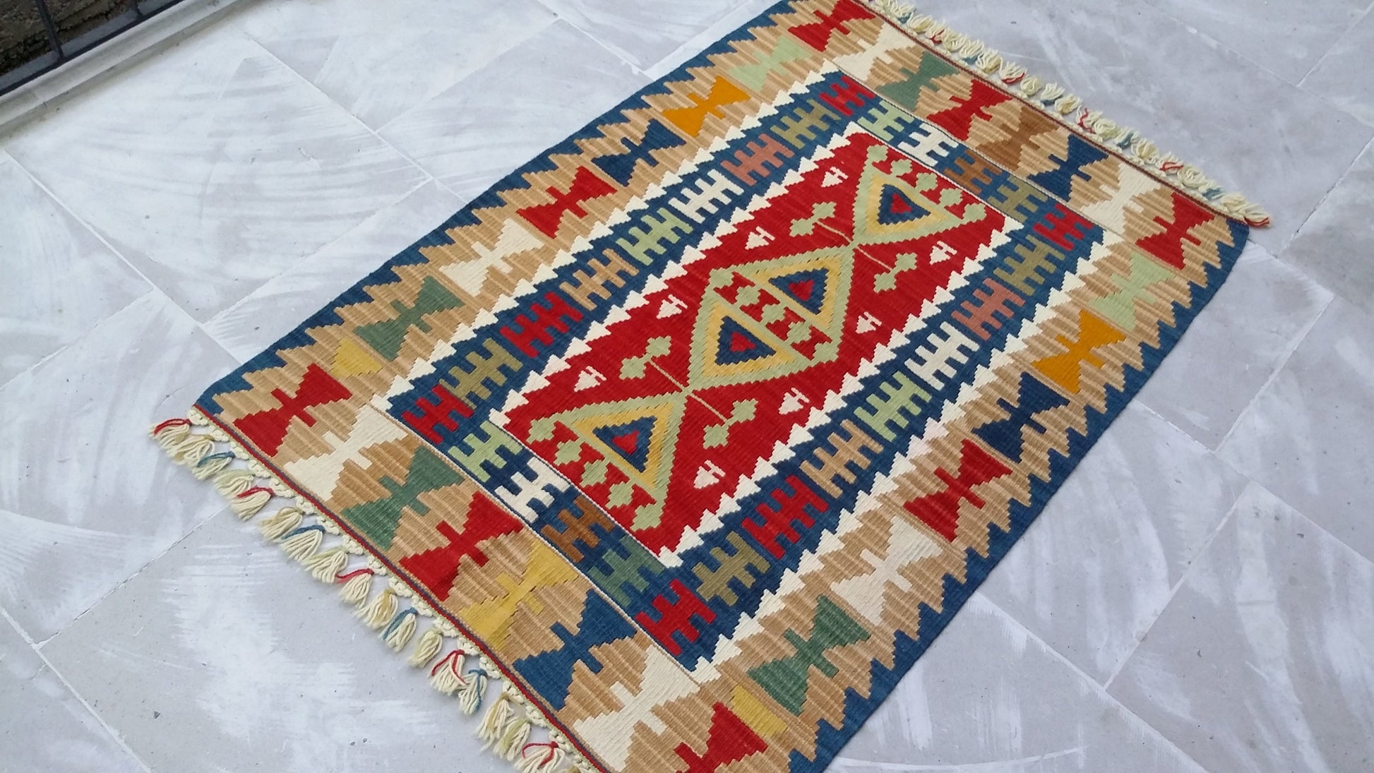 New Kayseri Kilim from Gomurgen - Kilim Art Gallery