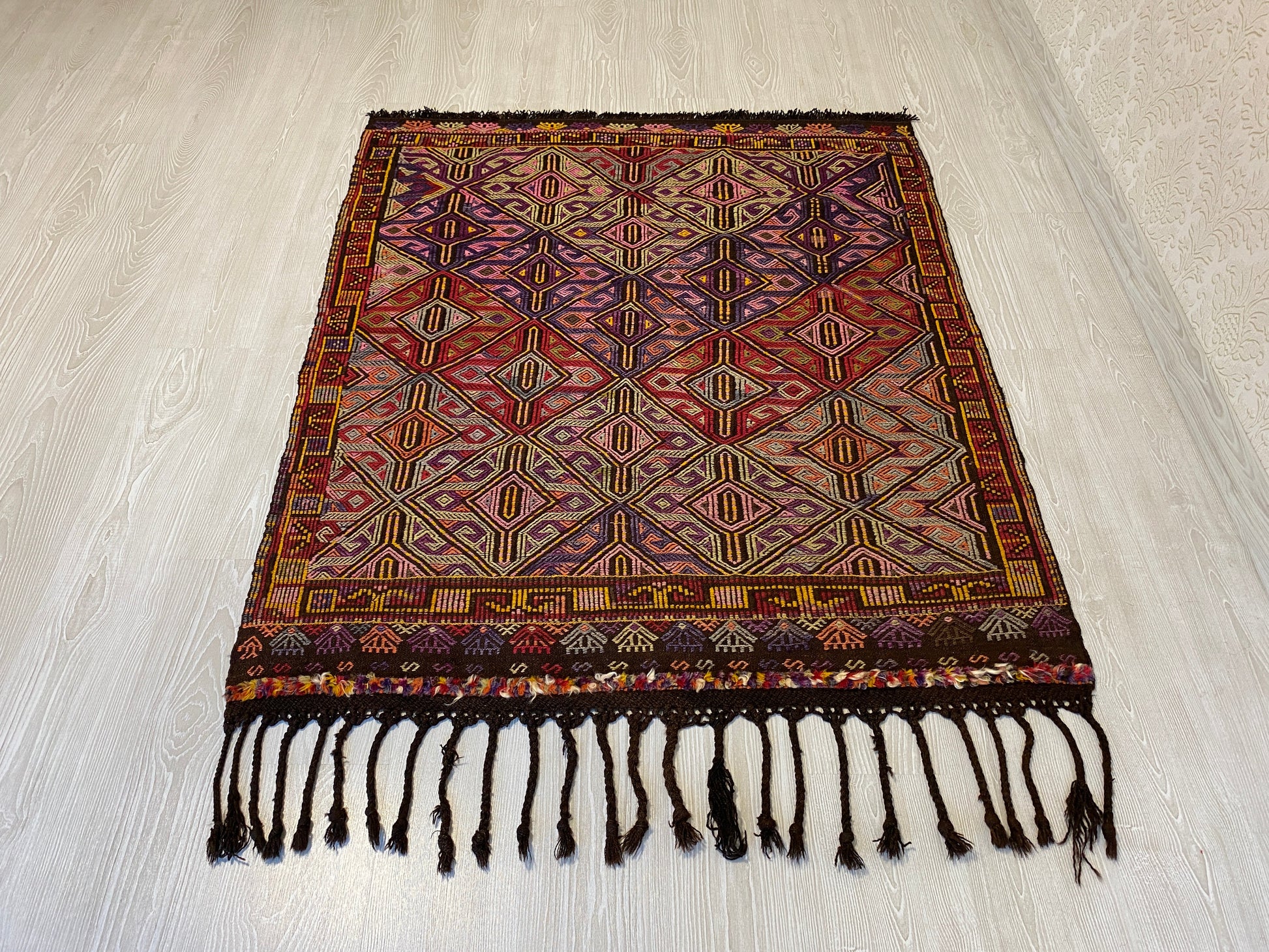 Nomadic Cicim Zili Kilim from Taurus Mountains - Kilim Art Gallery