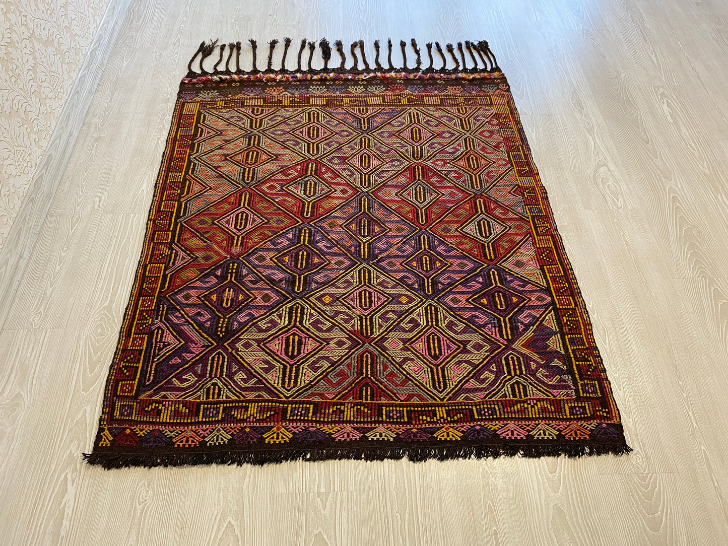 Nomadic Cicim Zili Kilim from Taurus Mountains - Kilim Art Gallery