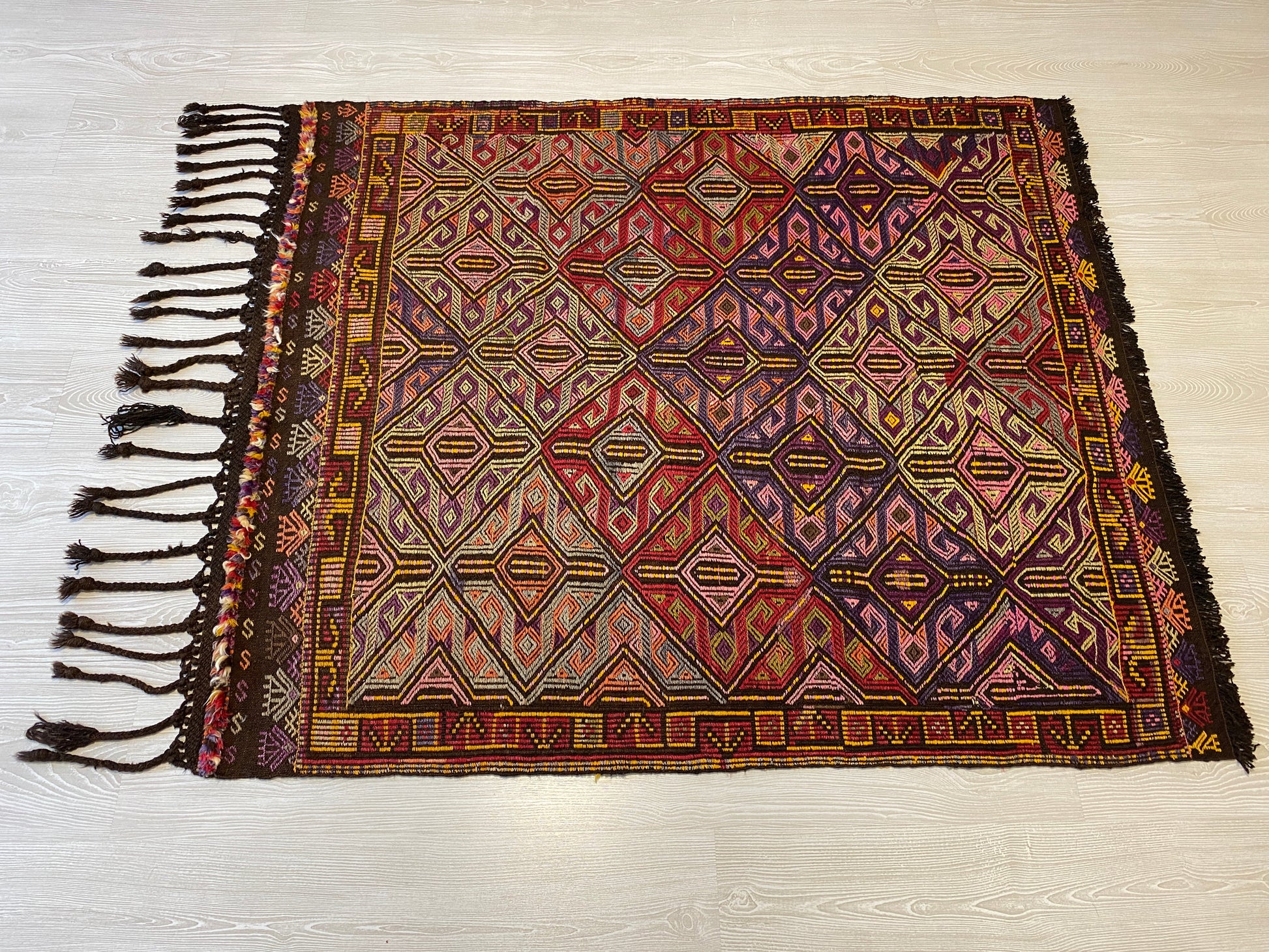 Nomadic Cicim Zili Kilim from Taurus Mountains - Kilim Art Gallery
