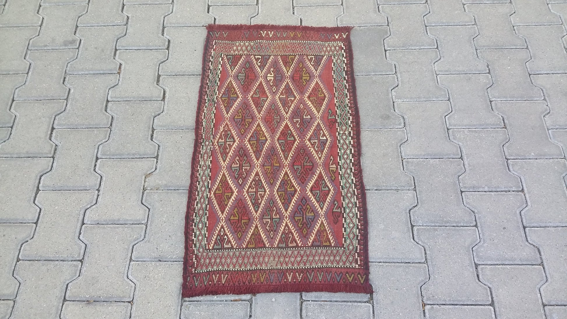 Obruk Cicim Kilim Yastik - Kilim Art Gallery