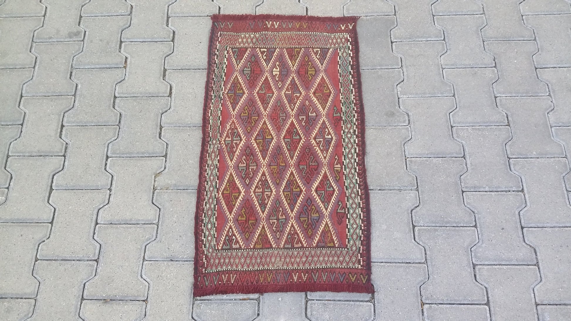 Obruk Cicim Kilim Yastik - Kilim Art Gallery