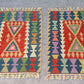 Pair of Twin Turkish Kilim Rugs - Kilim Art Gallery