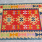 Red Color Handmade Turkish Kayseri Gomurgen Kilim - Kilim Art Gallery