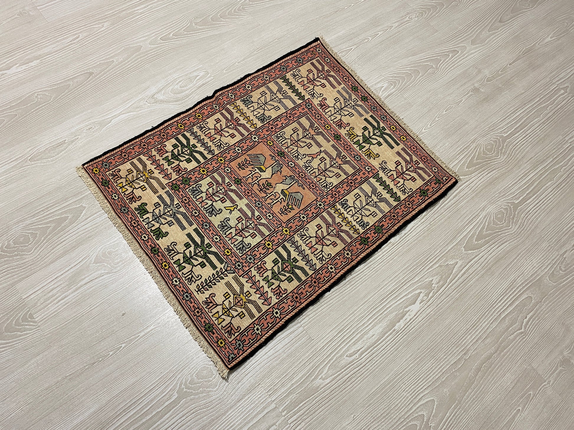 Silk Soumak Rug - Kilim Art Gallery