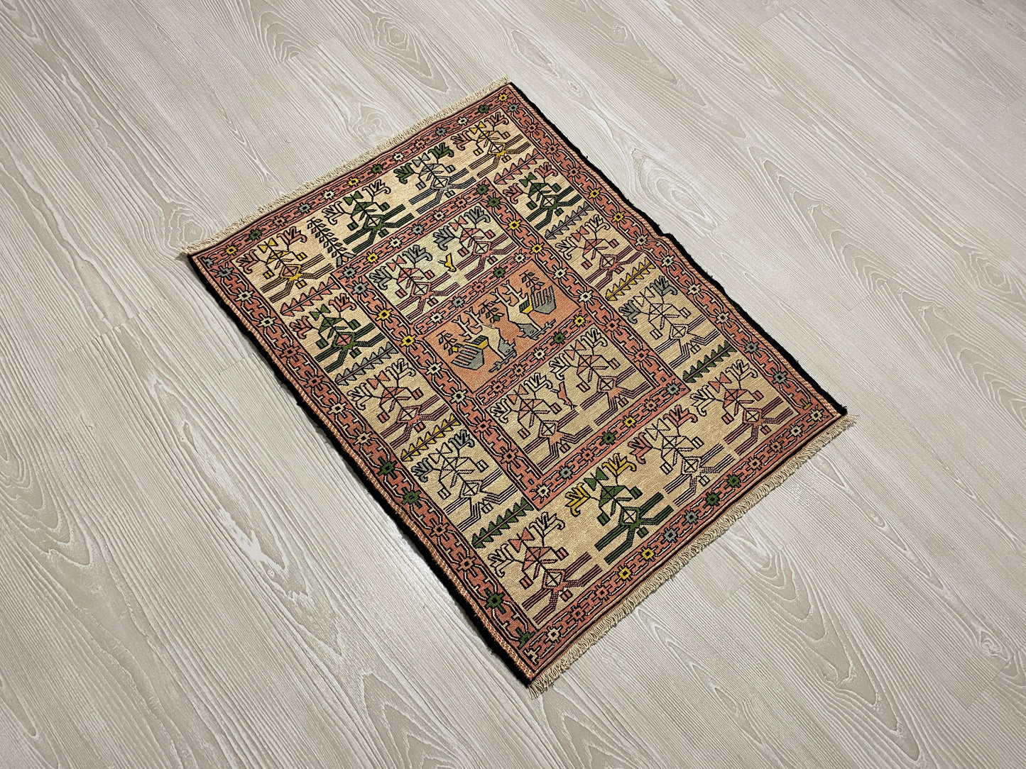 Silk Soumak Rug - Kilim Art Gallery