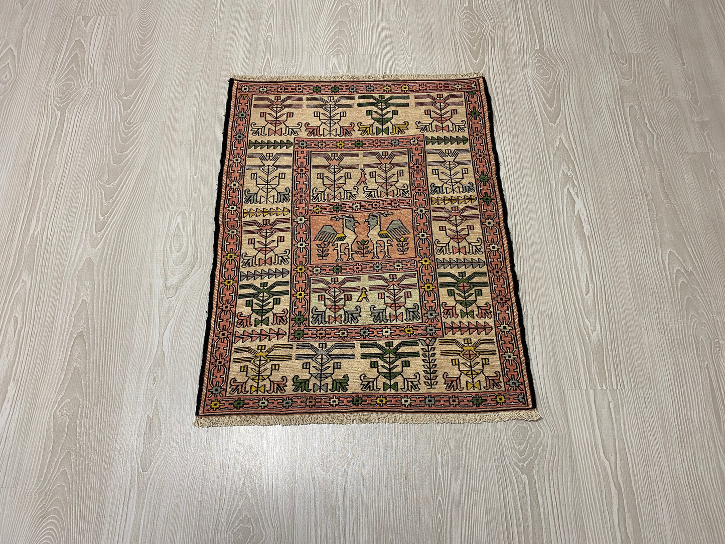 Silk Soumak Rug - Kilim Art Gallery