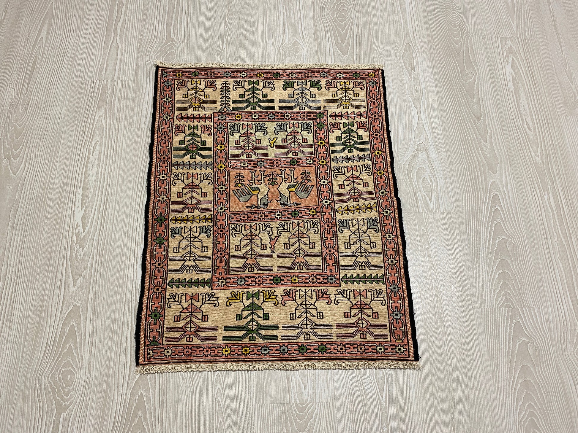 Silk Soumak Rug - Kilim Art Gallery