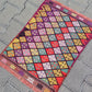 Small Colorful Boho Cicim Kilim Rug - Kilim Art Gallery