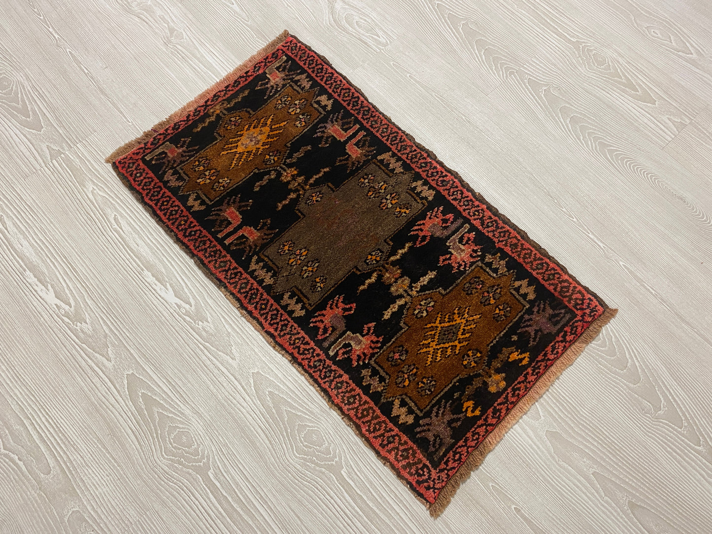 Small Kars Yastik Rug - Caucasian Yastik Carpet - Kilim Art Gallery