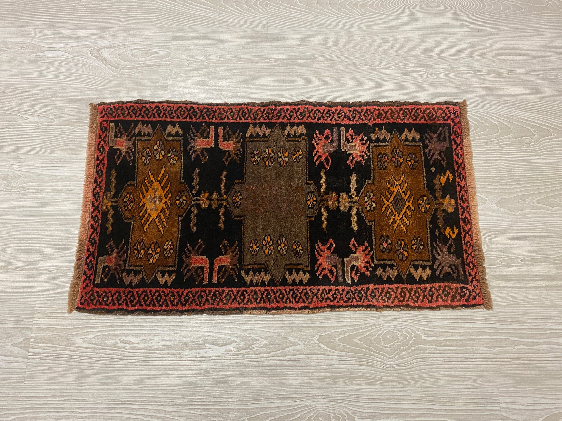 Small Kars Yastik Rug - Caucasian Yastik Carpet - Kilim Art Gallery