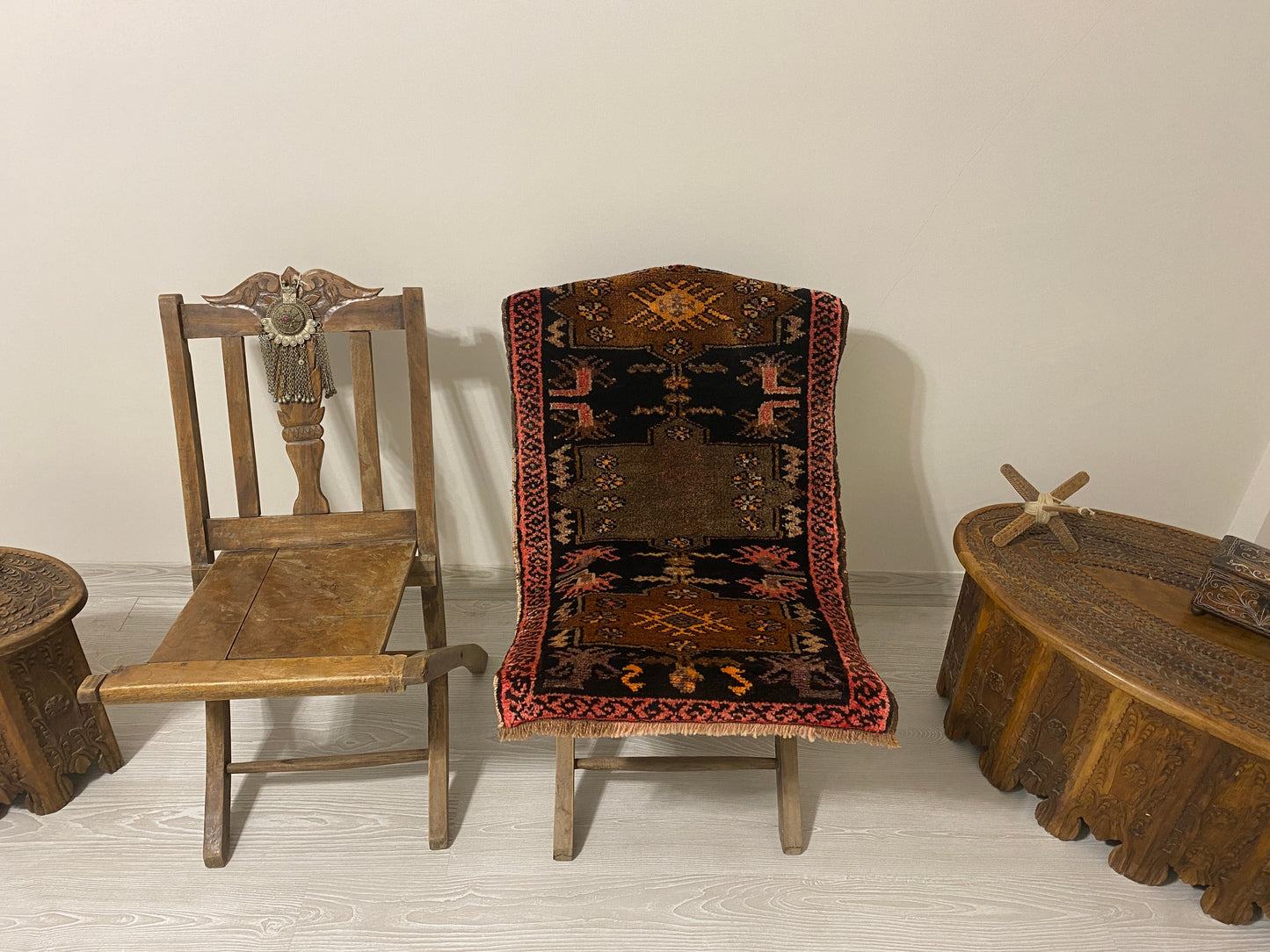 Small Kars Yastik Rug - Caucasian Yastik Carpet - Kilim Art Gallery