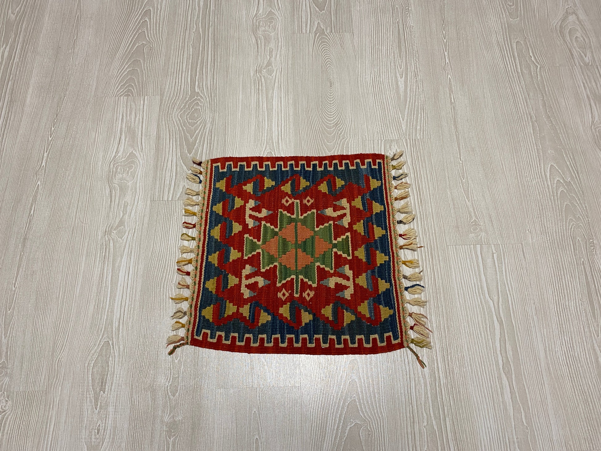 Small Square Turkish Kilim - Kilim Art Gallery