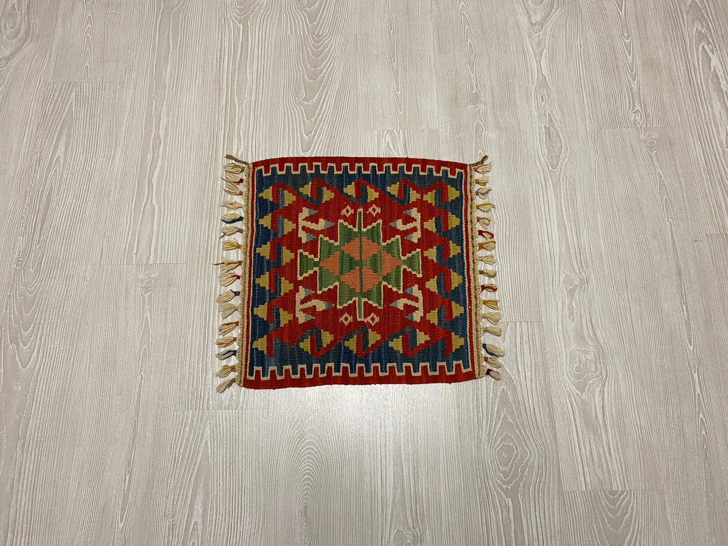 Small Square Turkish Kilim - Kilim Art Gallery
