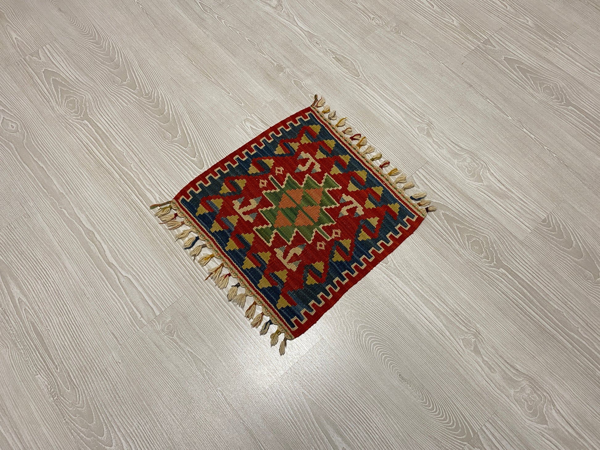 Small Square Turkish Kilim - Kilim Art Gallery