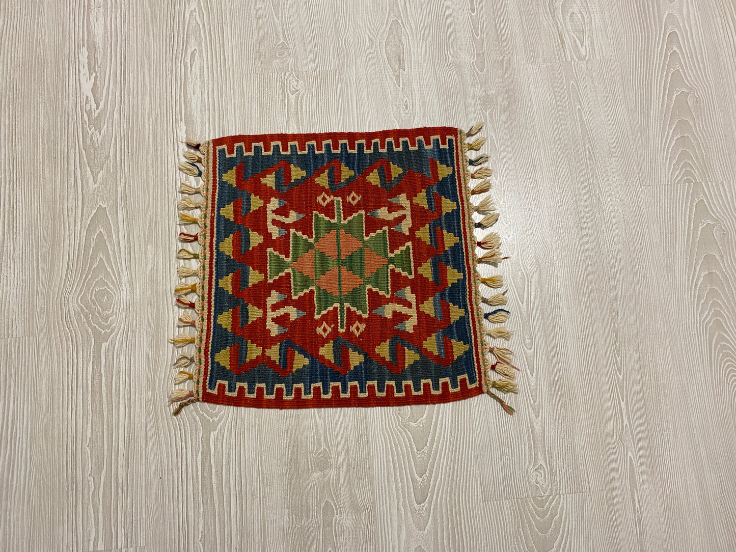 Small Square Turkish Kilim - Kilim Art Gallery