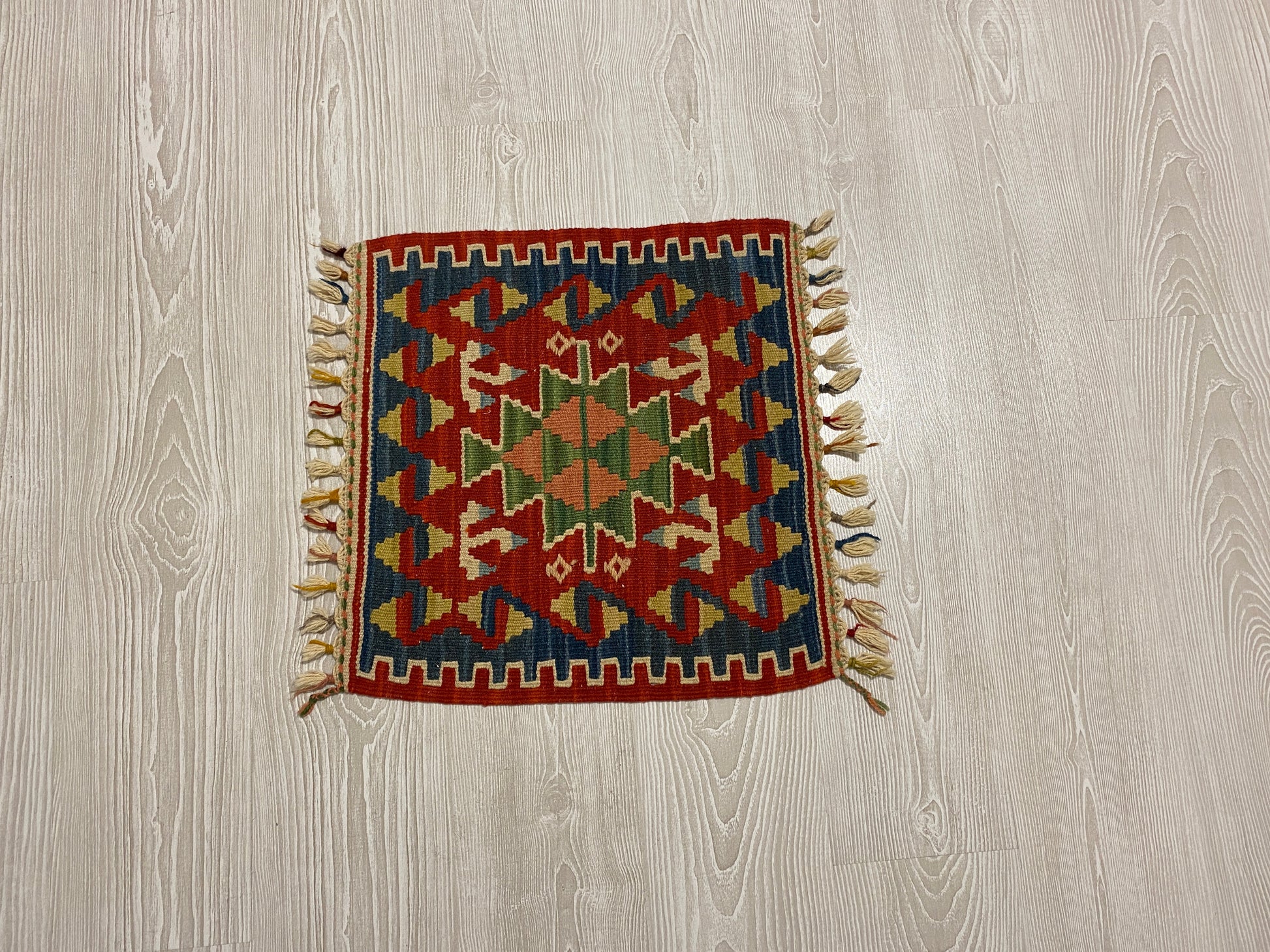 Small Square Turkish Kilim - Kilim Art Gallery