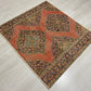 Square Shape Vintage Turkish Oushak Rug - Kilim Art Gallery