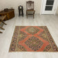 Square Shape Vintage Turkish Oushak Rug - Kilim Art Gallery