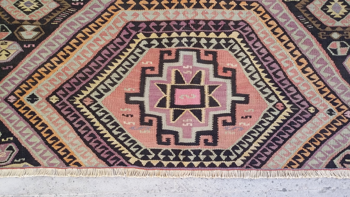 Tribal East Anatolian Erzurum Kilim Rug - Kilim Art Gallery