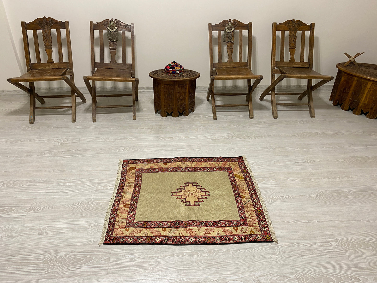 Tribal Silk Soumak Kilim Rug - Kilim Art Gallery