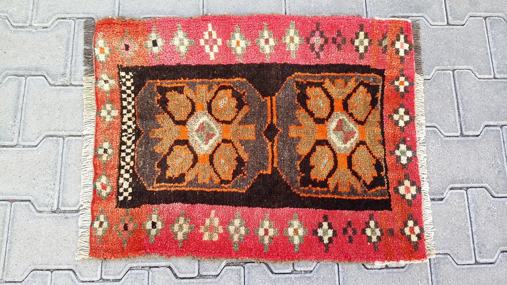 Tribal Small Carpet Rug from Nomads - Kilim Art Gallery