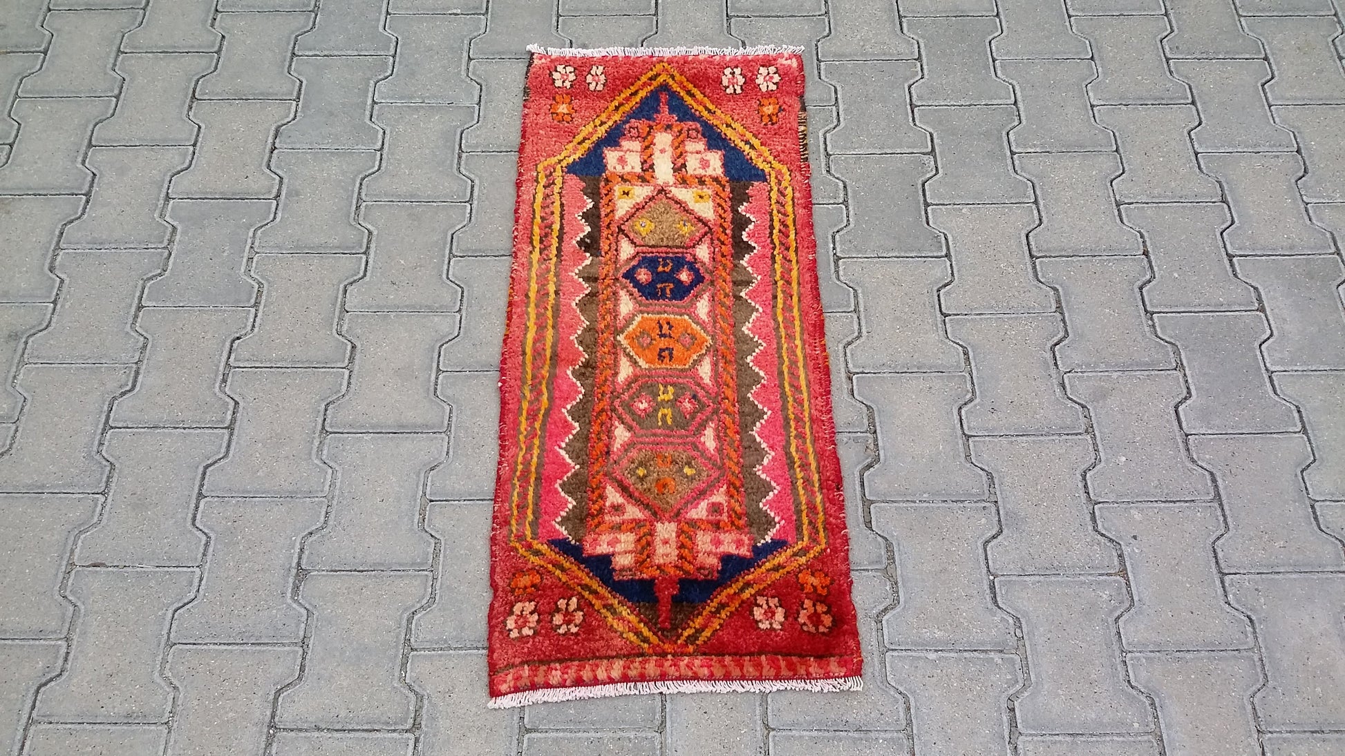 Tribal small runner rug - Kilim Art Gallery