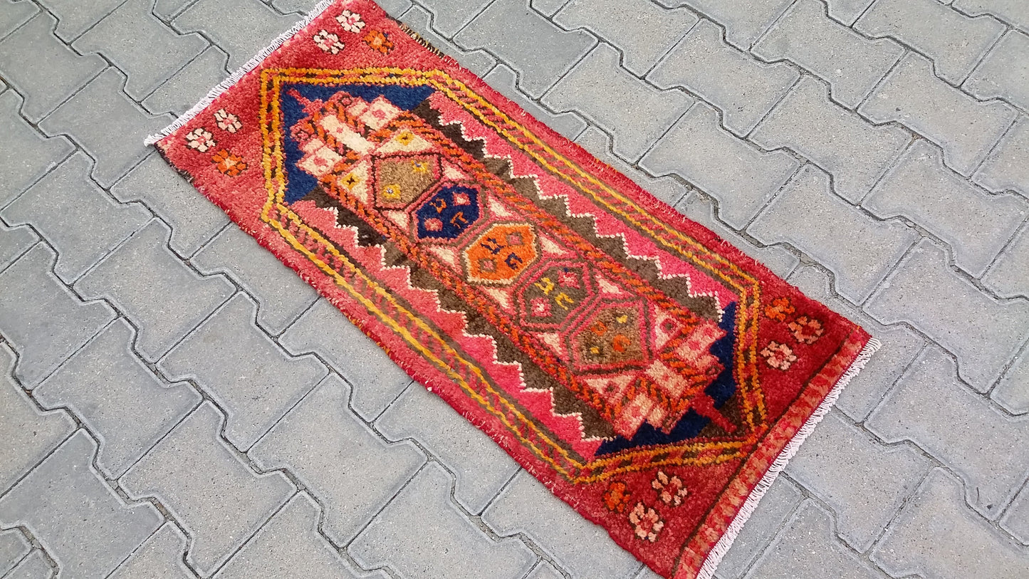 Tribal small runner rug - Kilim Art Gallery