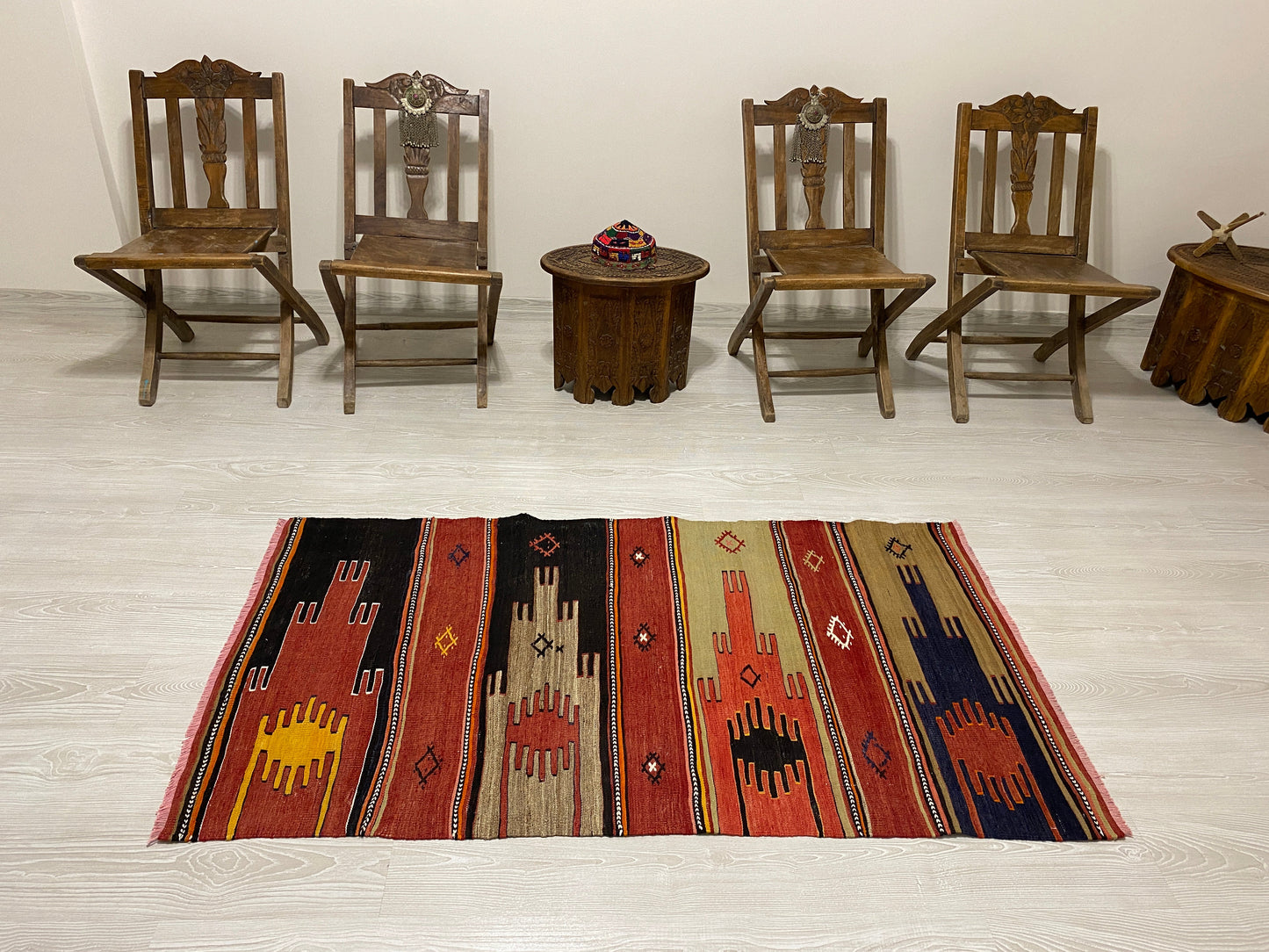 Turkish Cappadocia Saph Kelim Rug - Kilim Art Gallery