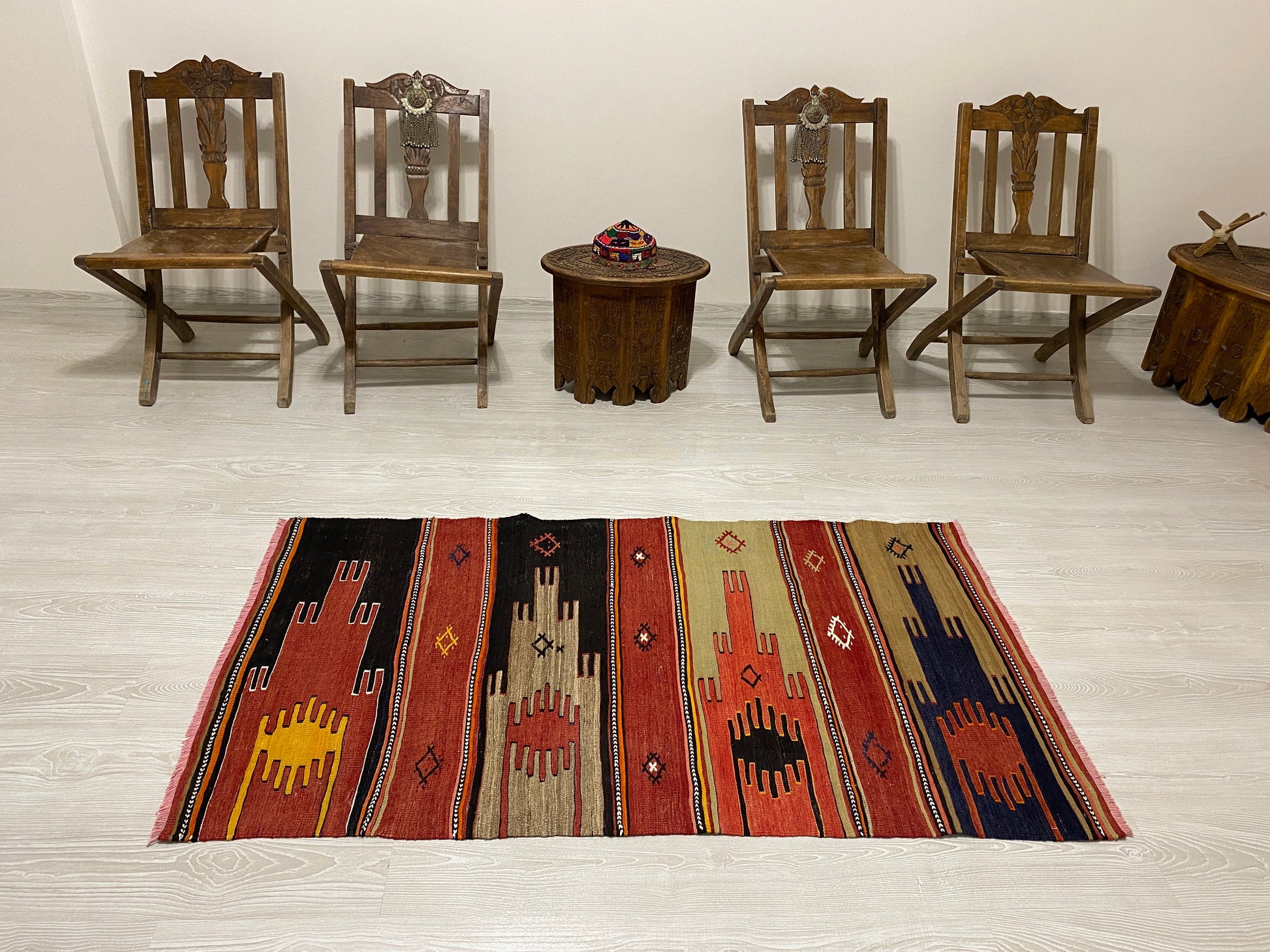 Turkish Cappadocia Saph Kelim Rug - Kilim Art Gallery