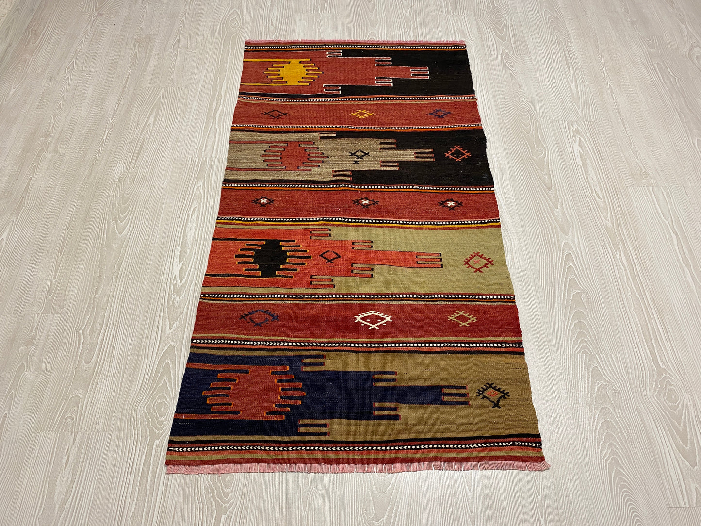 Turkish Cappadocia Saph Kelim Rug - Kilim Art Gallery