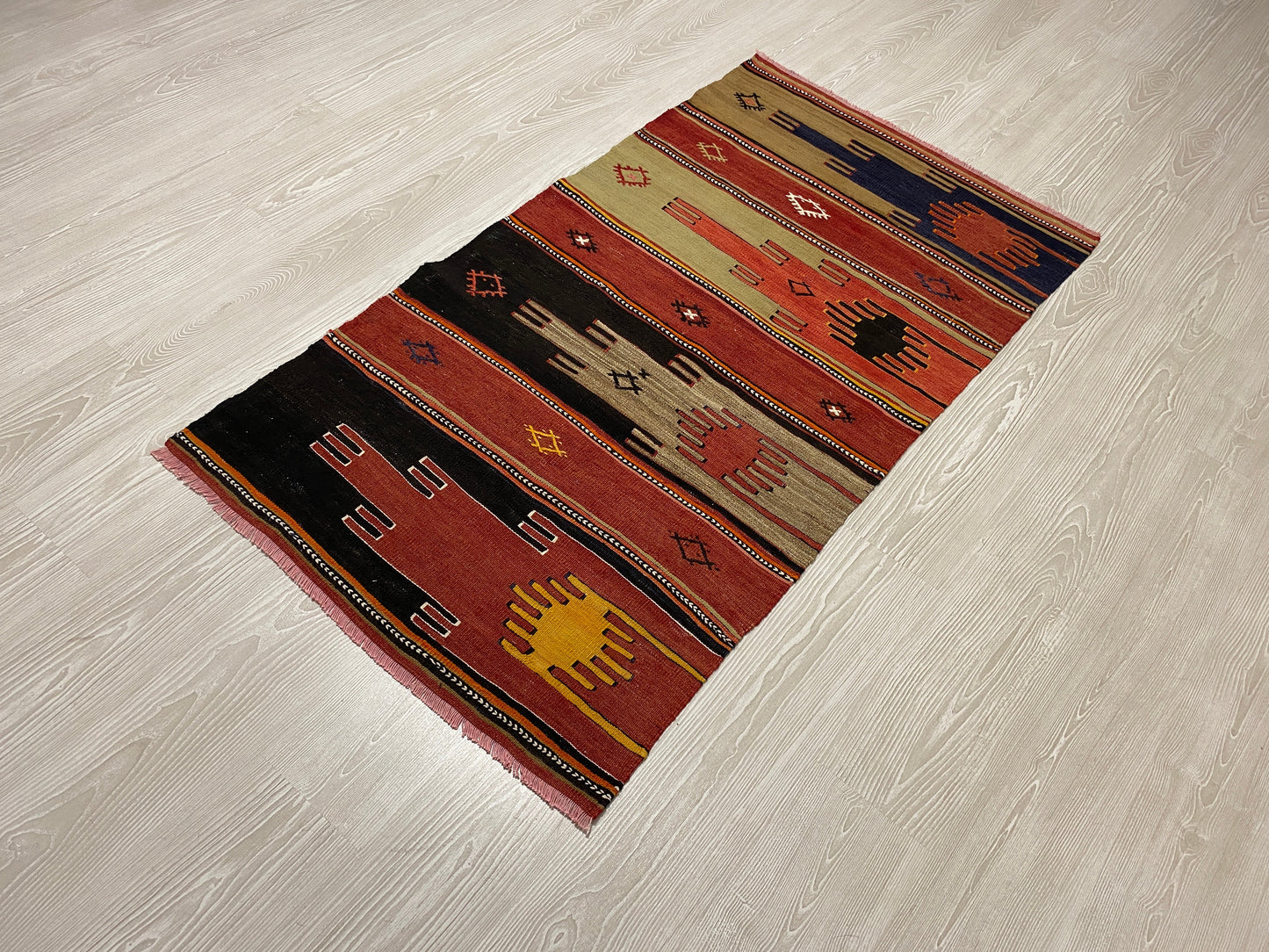 Turkish Cappadocia Saph Kelim Rug - Kilim Art Gallery