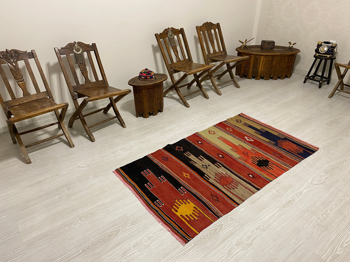 Turkish Cappadocia Saph Kelim Rug - Kilim Art Gallery