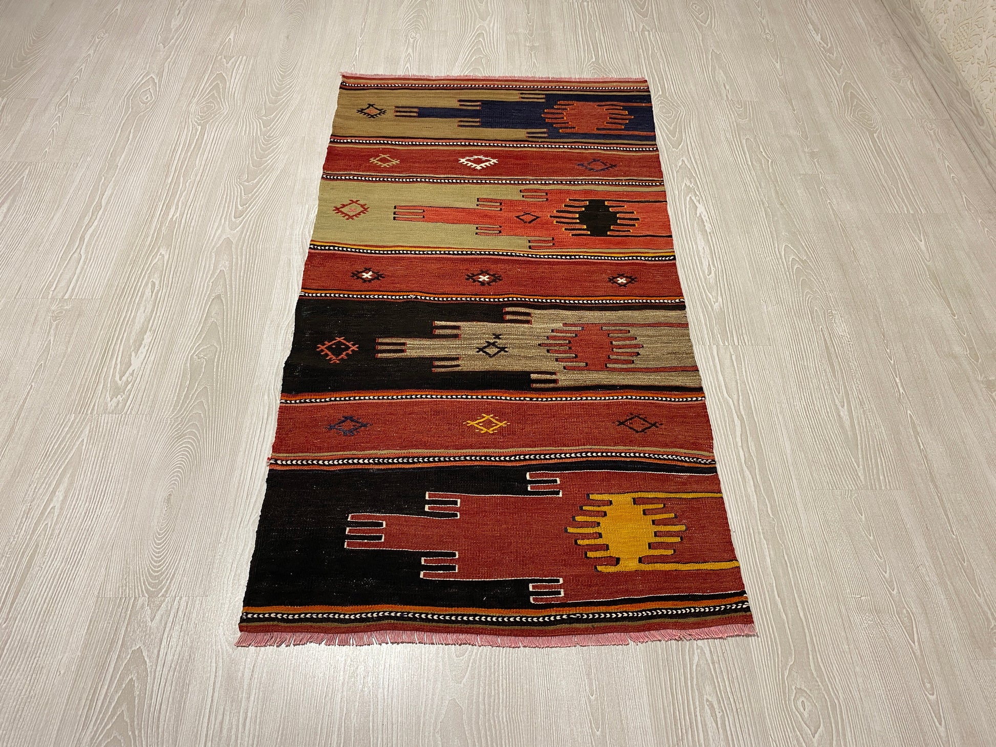 Turkish Cappadocia Saph Kelim Rug - Kilim Art Gallery