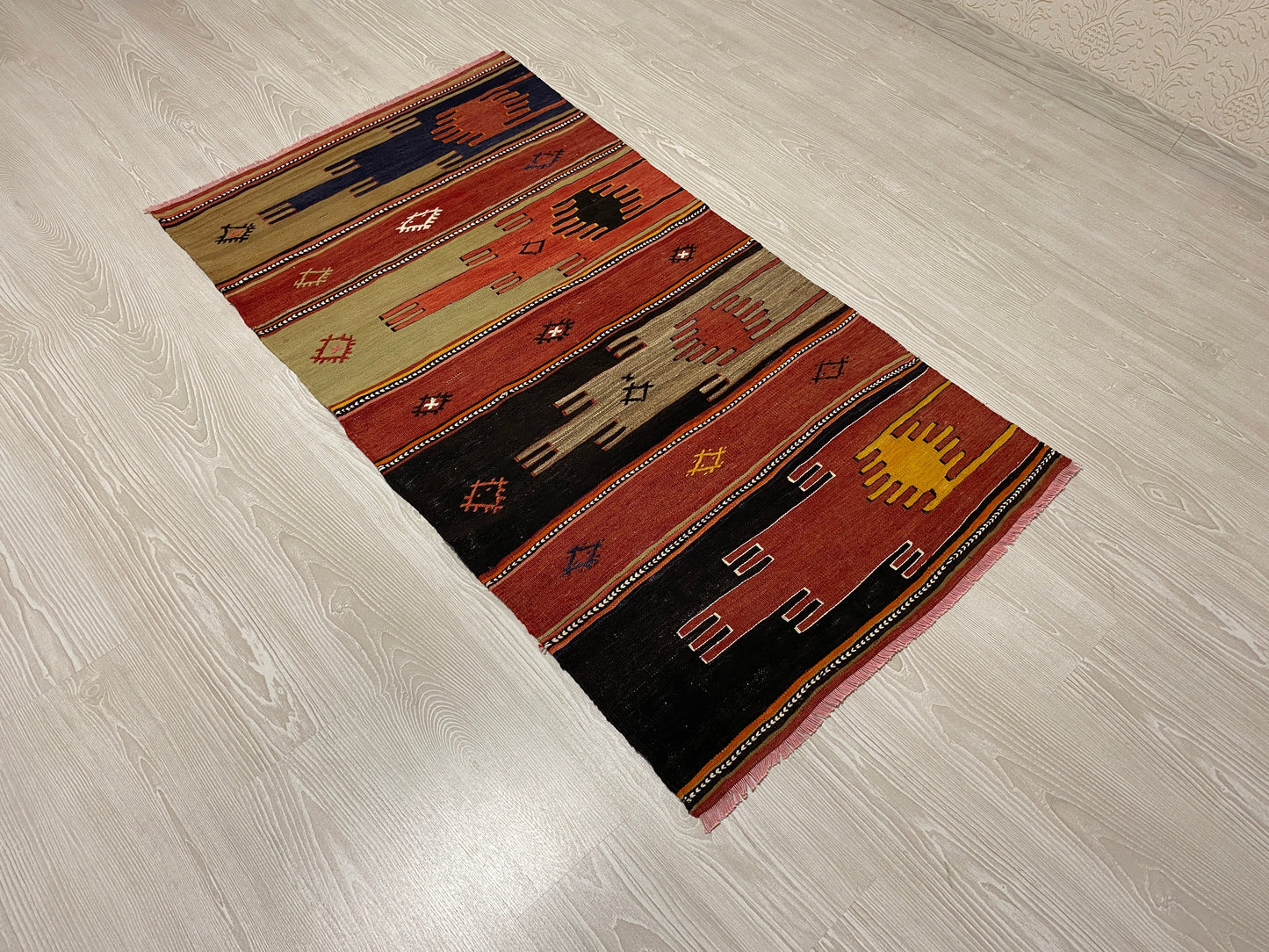 Turkish Cappadocia Saph Kelim Rug - Kilim Art Gallery