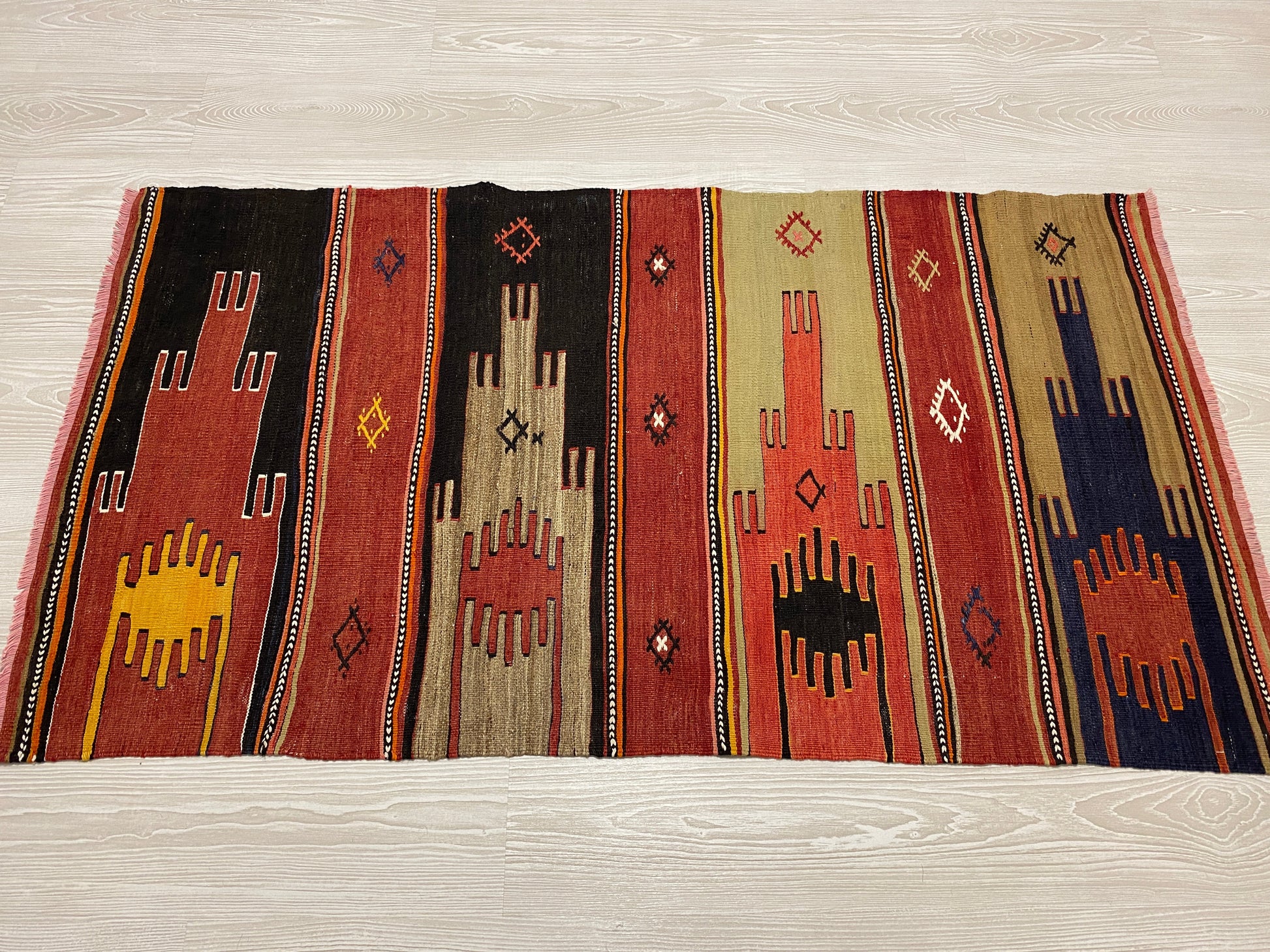Turkish Cappadocia Saph Kelim Rug - Kilim Art Gallery