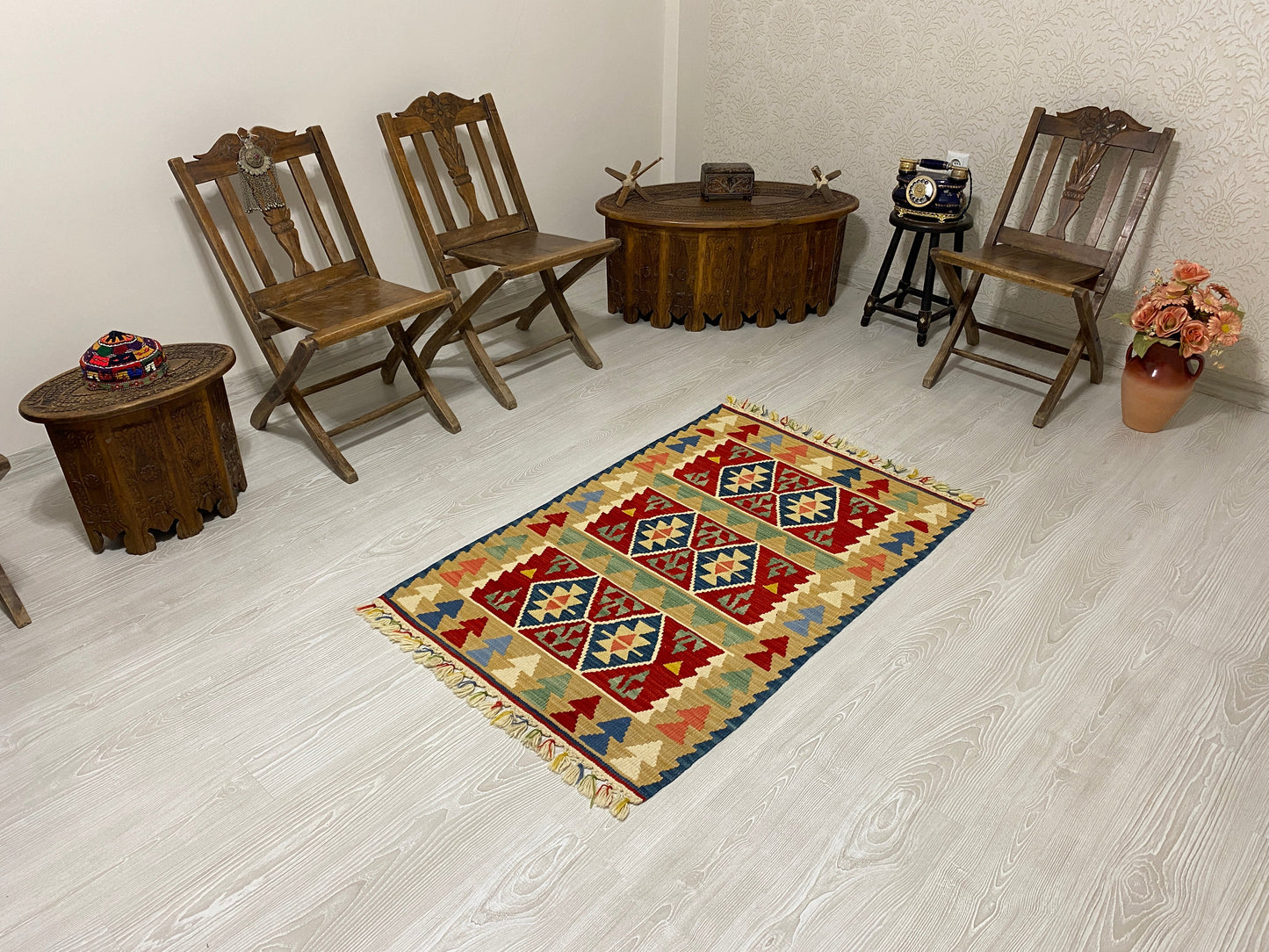 Turkish Kayseri Yahyali Kilim - Kilim Art Gallery