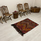 Turkish Nomadic Cicim Embroidered Kelim Rug - Kilim Art Gallery