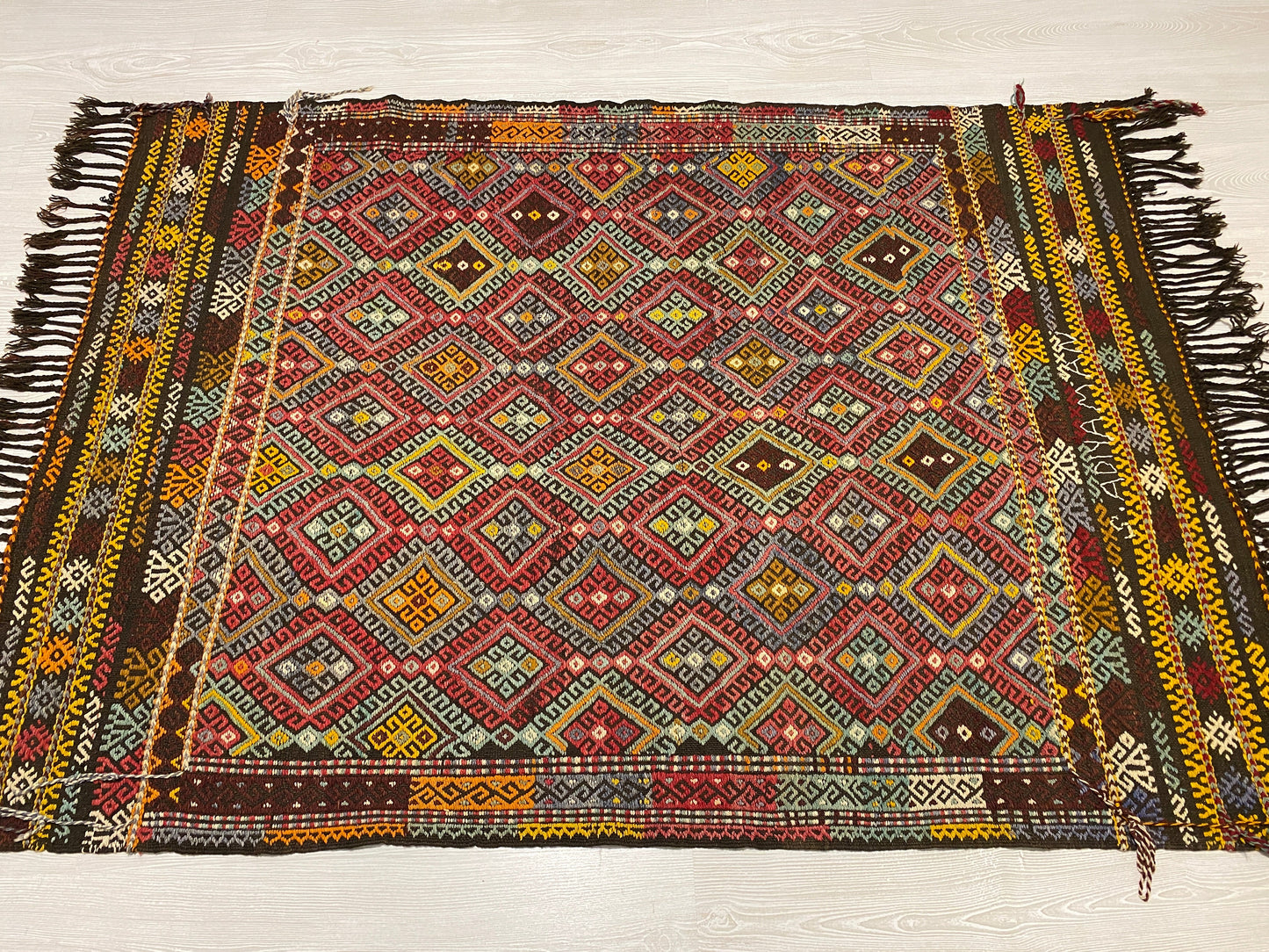Turkish Nomadic Karakecili Cicim from West Anatolia - Kilim Art Gallery