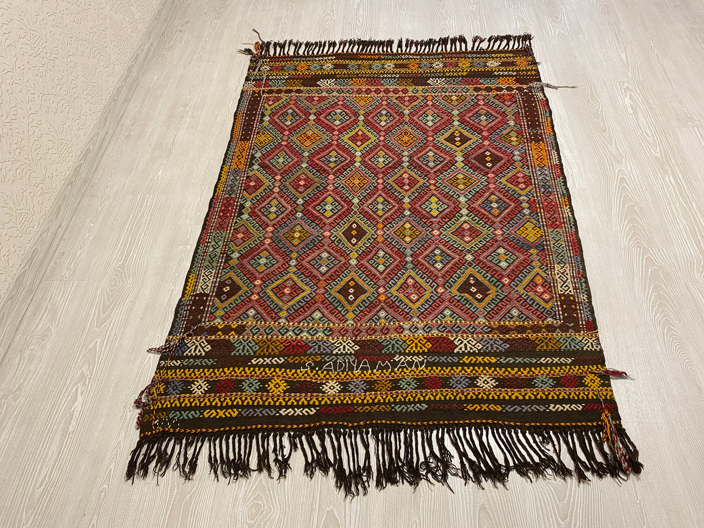 Turkish Nomadic Karakecili Cicim from West Anatolia - Kilim Art Gallery